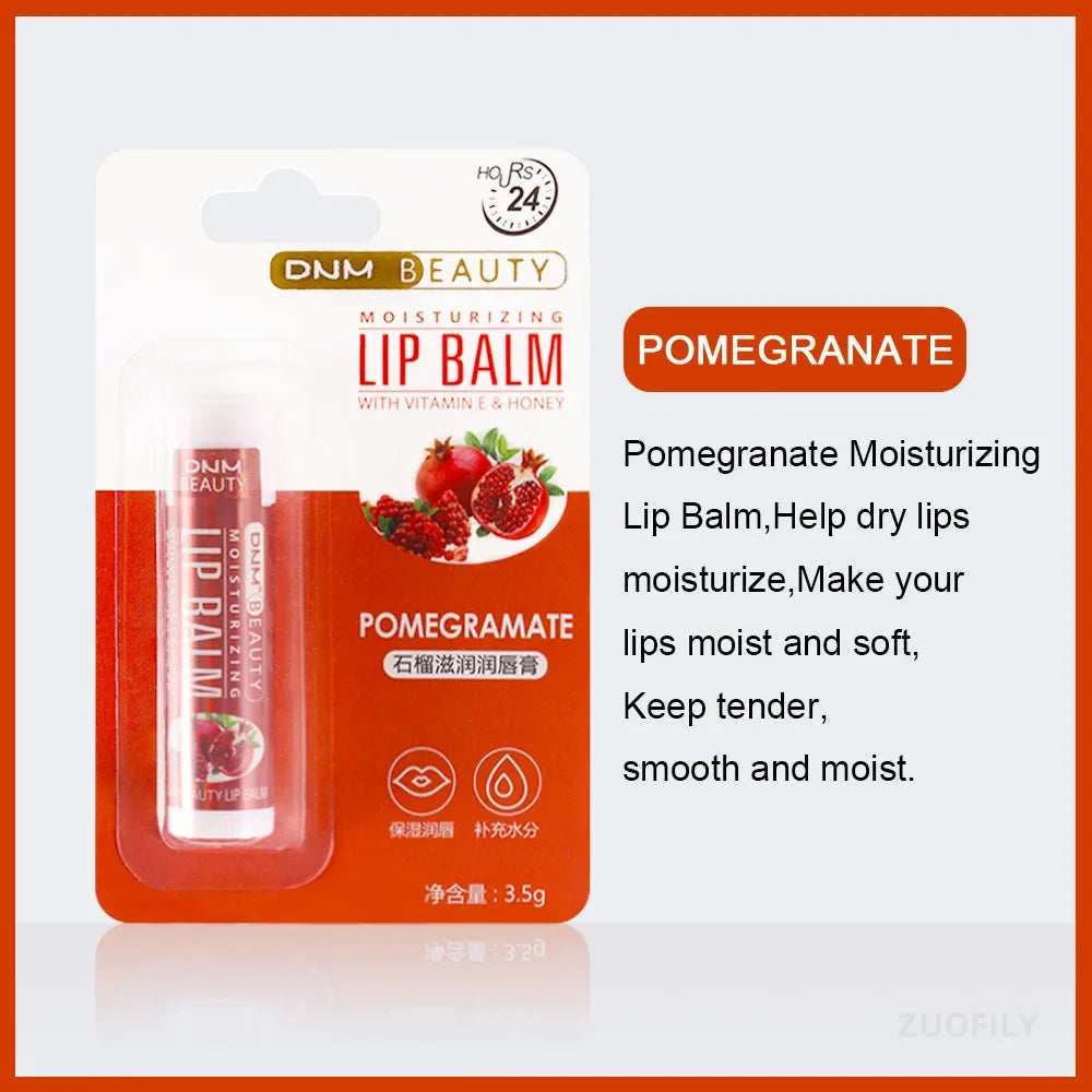 Fresh Fruit Lip Balm Lip Oil Moisturizing Clear Transparent Lipstick Long Lasting Hydrating Lipgloss Cosmetic Lip Gloss Base Gel