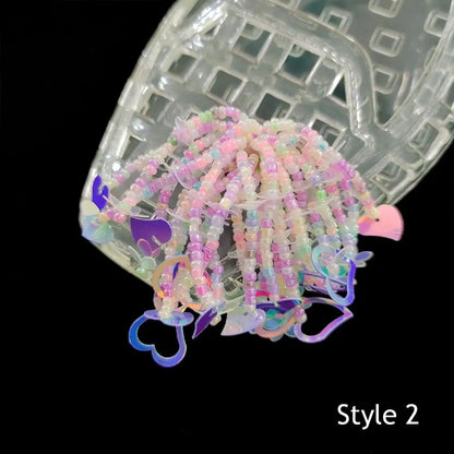 Crystal Flower Shoe Clips Shoes Accessories Tassel Pendant Flower Shoe Buckles Cool Show Sweet Fashion Shiny Shoe Ornaments