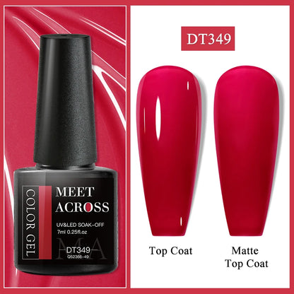 7ml Red Series Cat Magnetic Gel Nail Polish Sparkle Glitter Semi Permanent Nail Art UV Gel Varnish Manicure For Valentines Nails
