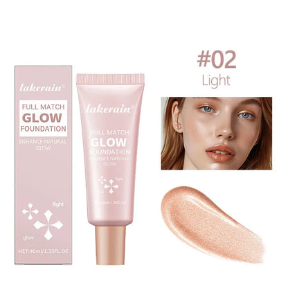 Gloss Liquid Foundation Lasting Concealer Full Coverage BB Cream Face Highlighter Corrector High Coverage Base Makeup Cosmetics