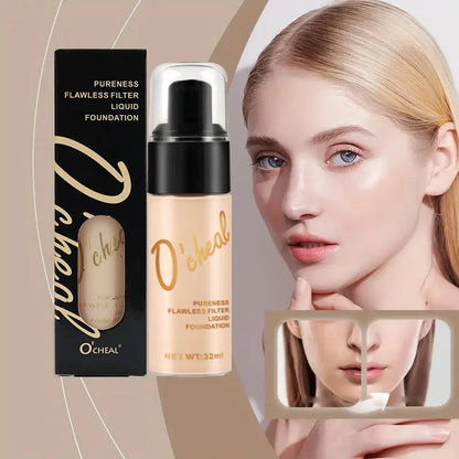 Waterproof foundation make-up concealer, long-lasting moisturizing, can build coverage and create a natural look