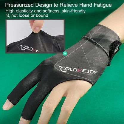 Wear-resistant Cue Sports Gloves Suitable for Snooker and Billiards Portable, Ideal for Amateur Training, Single Left-hand Glove