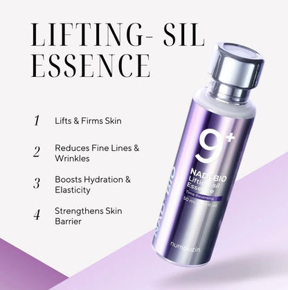 Numbuzin Original Care Set No.9+ NAD BIO Lifting Sil Essence Time Reversing Retinol Volumetox Eye Cream PDRN GIow Boosting Toner