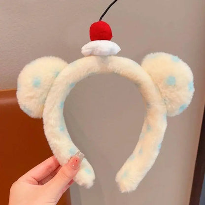 1PC Cute Cartoon Shark Crab Plush Hairband Women Hair Hoop Headdress Headband Hair Accessories Girl Gift