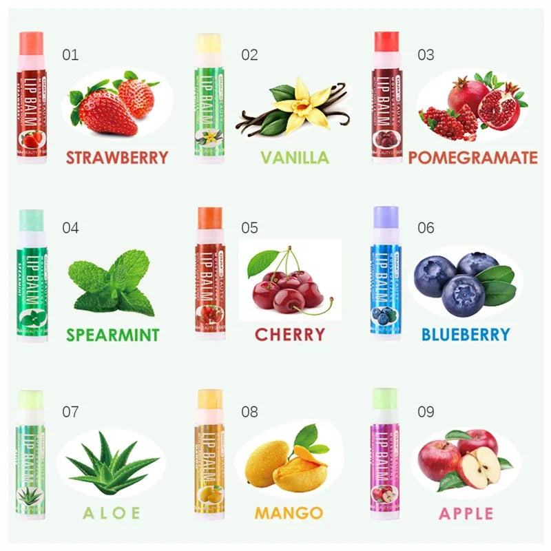 Fresh Fruit Lip Balm Lip Oil Moisturizing Clear Transparent Lipstick Long Lasting Hydrating Lipgloss Cosmetic Lip Gloss Base Gel