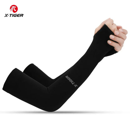 X-TIGER Summer Sun Protection Cap Cycling Cap Sports Arm Cover Protection Sleeve Cycling Sun Protection Combination Pack