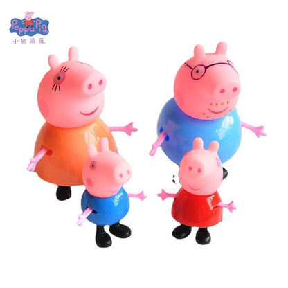 Hot Sale Peppa Pig Plush Toys George Pig Daddy Pig Mom George Dinosaur Family Pig Soft Plush Toys Kid's Gifts Can Be Sent Away