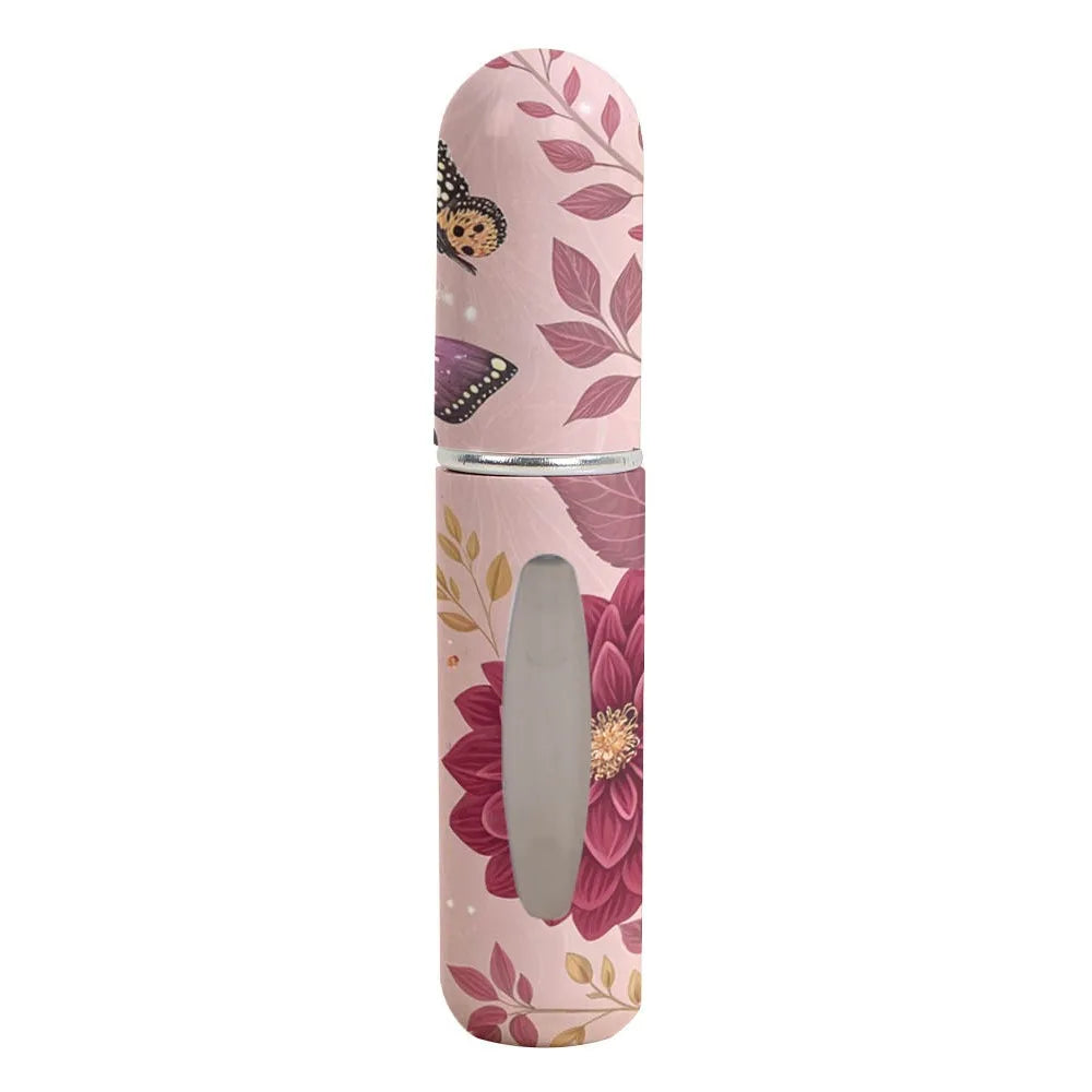 5ml Mini Perfume Bottle Essential Oil Alcohol Spray Atomizer Bottle Spray Rotating Bottle Refillable Empty Cosmetic Containers