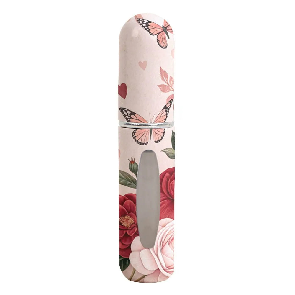 5ml Mini Perfume Bottle Essential Oil Alcohol Spray Atomizer Bottle Spray Rotating Bottle Refillable Empty Cosmetic Containers