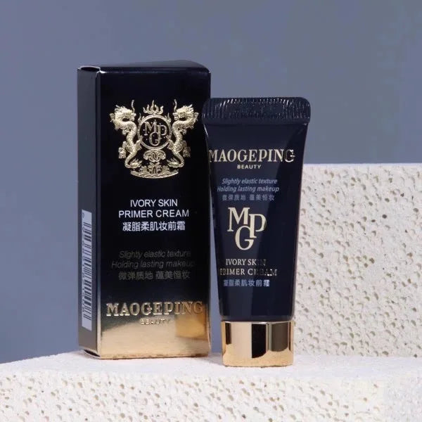 MAOGEPING Ivory Skin Primer Cream Skin Coat 5ml Lightly Spreadable Multi-Effect Makeup Base Easy To Wear Cream Face Cosmetics