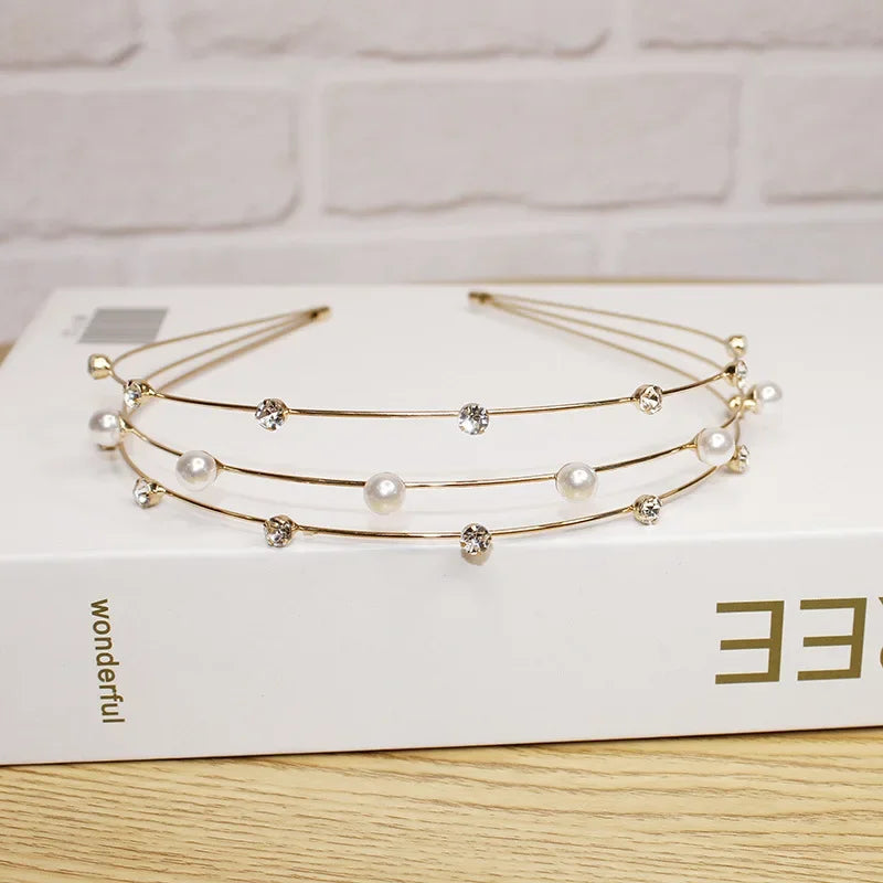 2024 New Fashion Multiple Styles Luxurious All-match Rhinestones Hairbands Headband  for Women Girl Hair Accessories Headwear