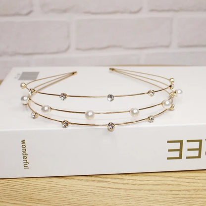 2024 New Fashion Multiple Styles Luxurious All-match Rhinestones Hairbands Headband  for Women Girl Hair Accessories Headwear