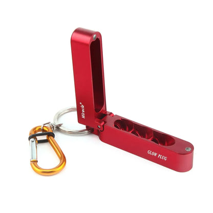 CM8 Glow Plug Storage Box Spark Plugs Protection Case Portable and Compact Tool for RC Model Players
