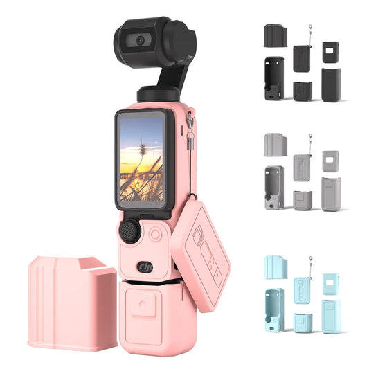 Silicone Case for DJI OSMO Pocket 3 Protective Cover Pocket3 dji Accessories Quality Material case for Osmo Pocket 3