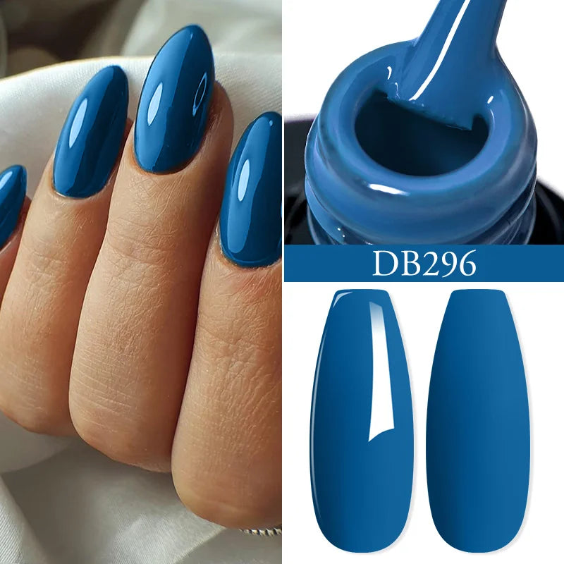 Mtssii 6ML Chocolate Color Gel Nail Polish Brown Semi Permanent UV Gel Autumn Winter Popular Soak Off Nail Art Gel Varnishes
