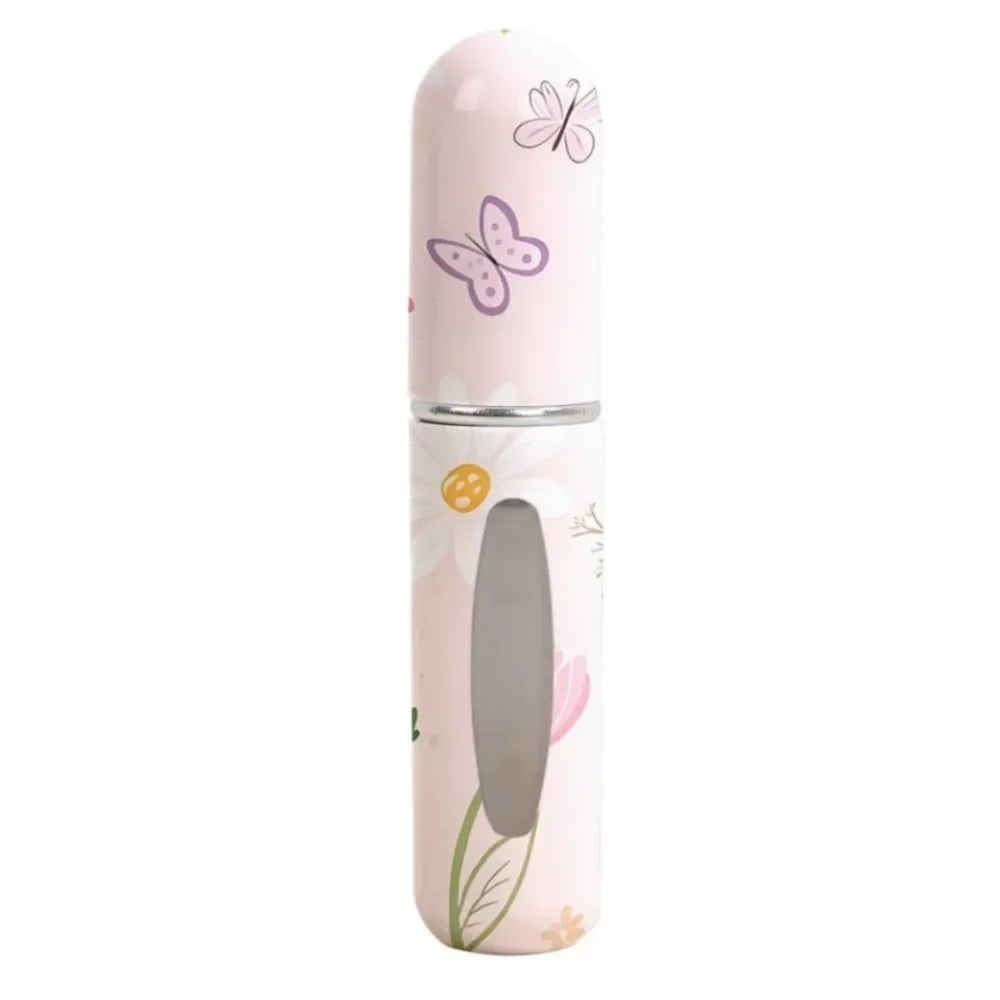 5ml Mini Perfume Bottle Essential Oil Alcohol Spray Atomizer Bottle Spray Rotating Bottle Refillable Empty Cosmetic Containers