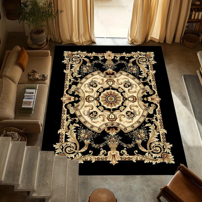 European Style Luxury Large Living Room Carpet Soft Large Area Decoration Home Floor Mats Bedroom Carpet Sofa Custom Floor Mats