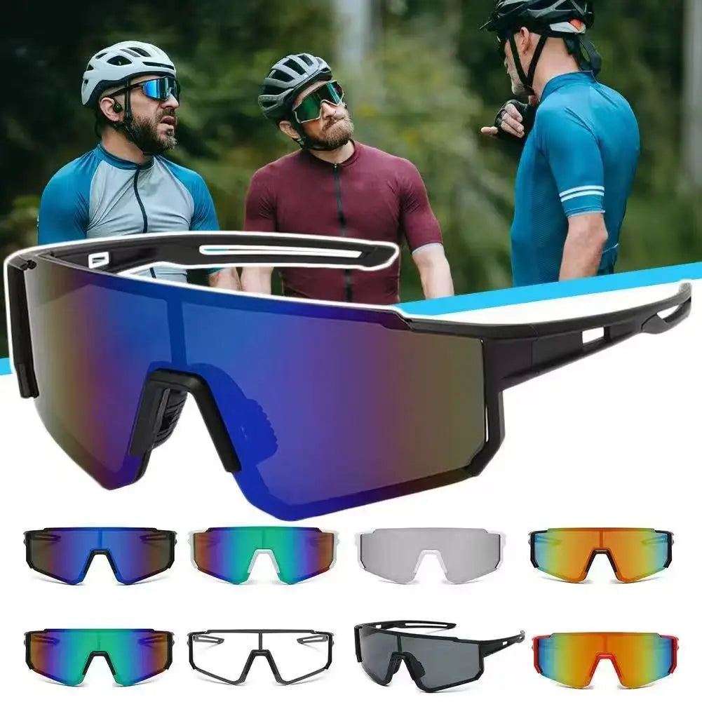 New Fashion Men's And Women's Sports Sunglasses UV Protection Personalized Glasses Outdoor Driving Square Frame UV400 Eyewear