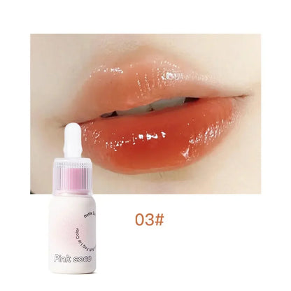 New Milk Tube Mirror Lip Glaze Water Light Glass Lip Gloss Pink Bean Paste Mirror Lipstick Moisturizing Sexy Red Lip Tint Makeup