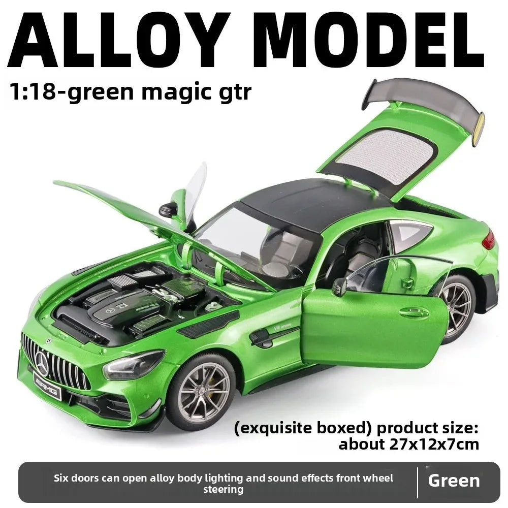 1:18 Scale Luxury Alloy Car Model Fashionable Collectible Vehicle Decoration Blind Box Non-Remote Control Toy from Mainland Chin