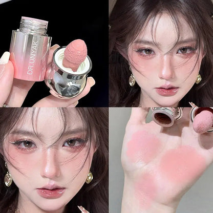Liquid Blusher Contracts Cheek Face Blush Makeup Waterproof Long-Lasting BrighteningHydrating Liquid Blush Beauty Makeup Tools