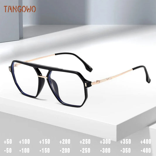 TANGOWO Prescription Glasses for Men Eye-glasses -1 Lunette Myopia Eyeglasses Photochromic Lenses Man Women's Eyepieces Eyewear