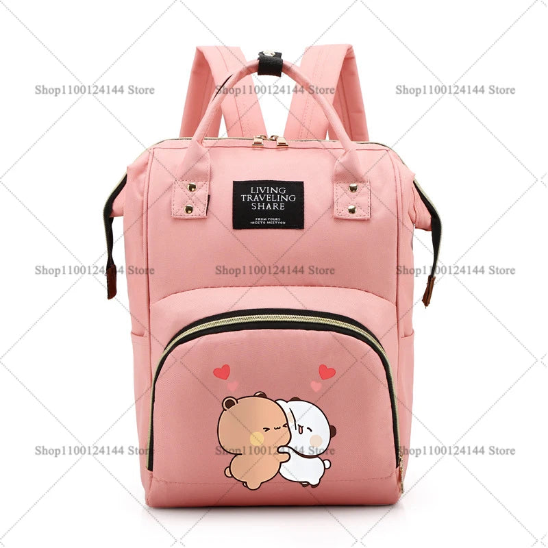 Bubu Dudu Backpack Bag Mummy Yier Bear Panda Bag Mom Baby Multi-function Waterproof Outdoor Travel Diaper Bags for Baby Care