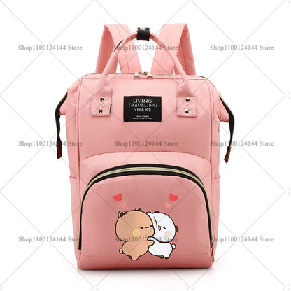 Bubu Dudu Backpack Bag Mummy Yier Bear Panda Bag Mom Baby Multi-function Waterproof Outdoor Travel Diaper Bags for Baby Care