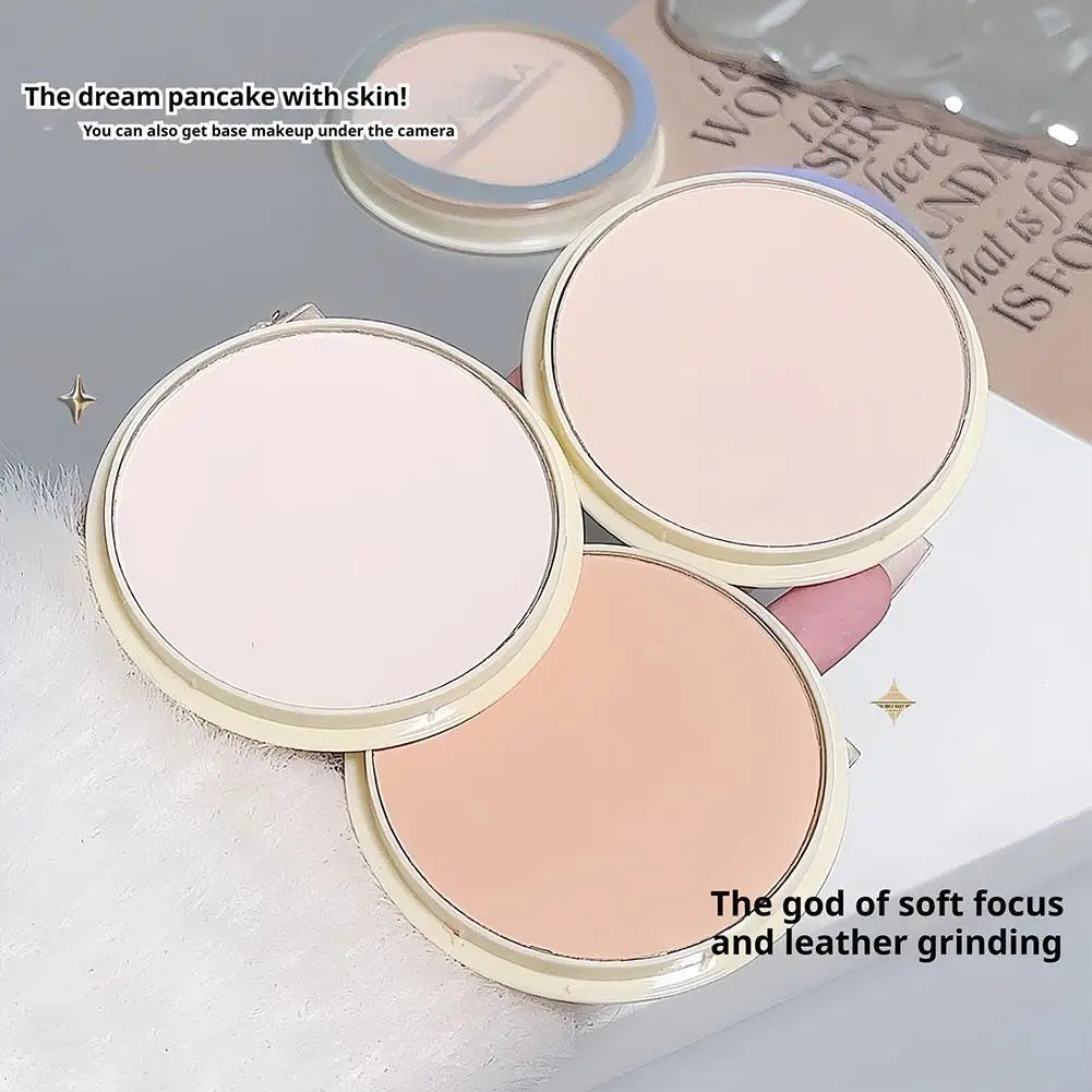 Matte Soft-Focus Setting Powder Touch-up & Setting Concealing Oil-control Waterproof & Sweatproof Long-lasting Makeup