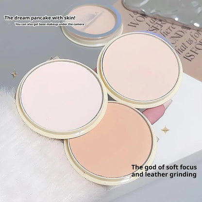 Matte Soft-Focus Setting Powder Touch-up & Setting Concealing Oil-control Waterproof & Sweatproof Long-lasting Makeup