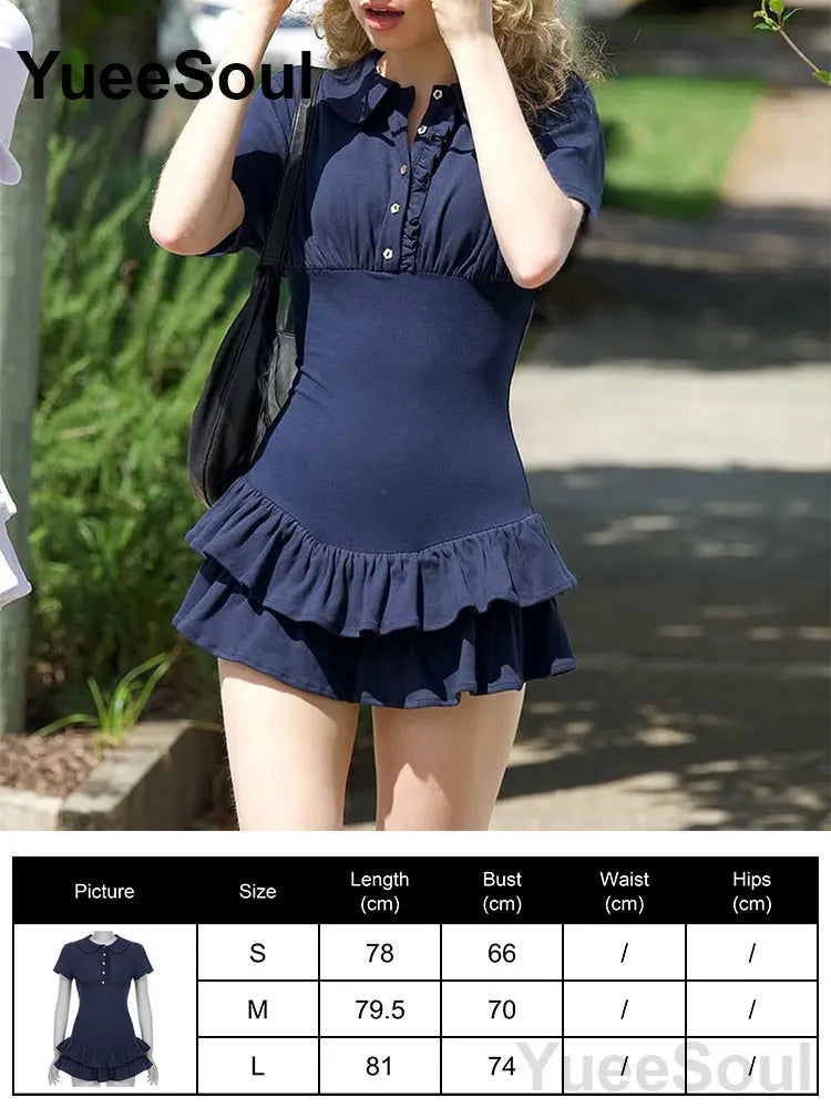 Blue Mini Dress Summer Sleeveless Slim Sexy Women Dresses 2025 New Sweet Cute Evening Party Casual High Street Y2K Dress