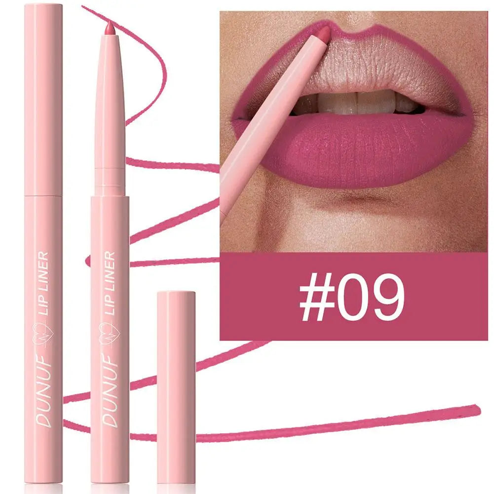 Face Secret Artist Shape Sculpt Lip Liner Pencil Set, Weightless Precise Liner with Super Soft Blendable Texture Matte 12Color