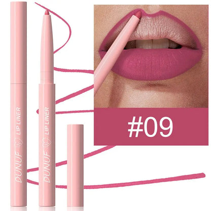 Face Secret Artist Shape Sculpt Lip Liner Pencil Set, Weightless Precise Liner with Super Soft Blendable Texture Matte 12Color