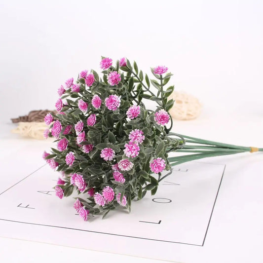 Arrangement Wedding Bouquet Floral Babysbreath Gypsophila Fake Flowers Artificial Flowers