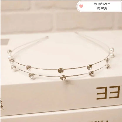 2024 New Fashion Multiple Styles Luxurious All-match Rhinestones Hairbands Headband  for Women Girl Hair Accessories Headwear