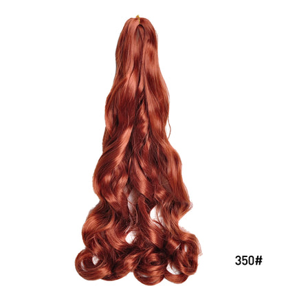 Loose Wave Spiral Curl Braids Synthetic Hair French Curls Braiding Hair Extensions High Temperature Ombre Pre Stretched Hair