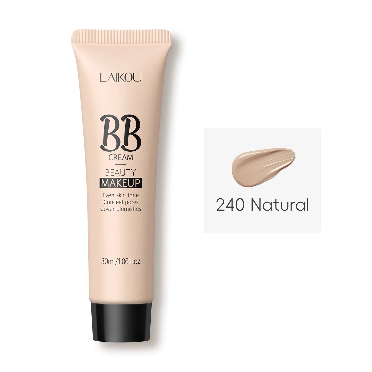 LAIKOU 9-color Foundation BB cream 30ml Natural Facial Concealer Cream Cover Dark Circles Pores Light Texture Makeup Base