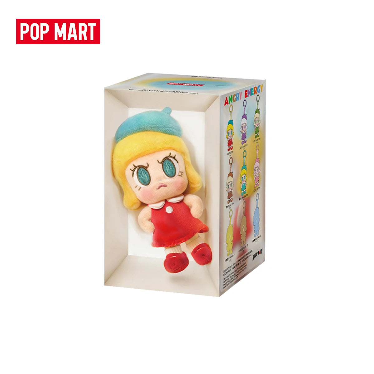 POP MART Angry Molly - Angry Energy Series Plush Pendant Blind Box 1PC/6PCS