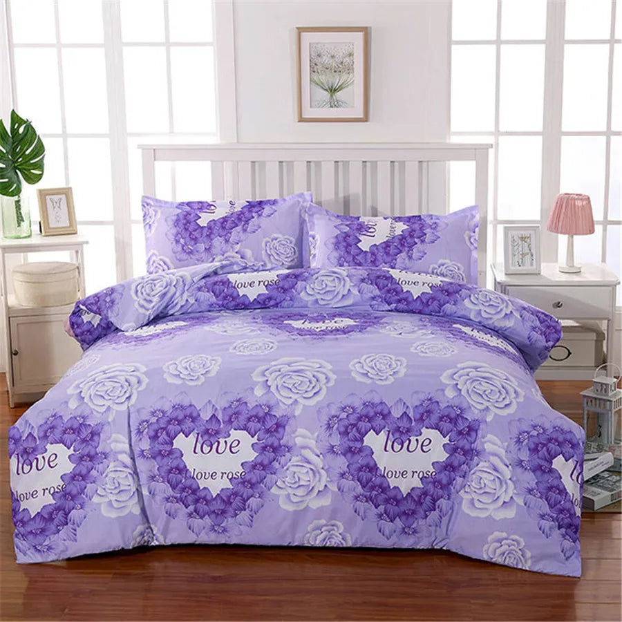 Multi-size Sheet Duvet Cover Pillowcase  Home Textile Bedding Single Piece Bedding Single Person Double Quilt Cover