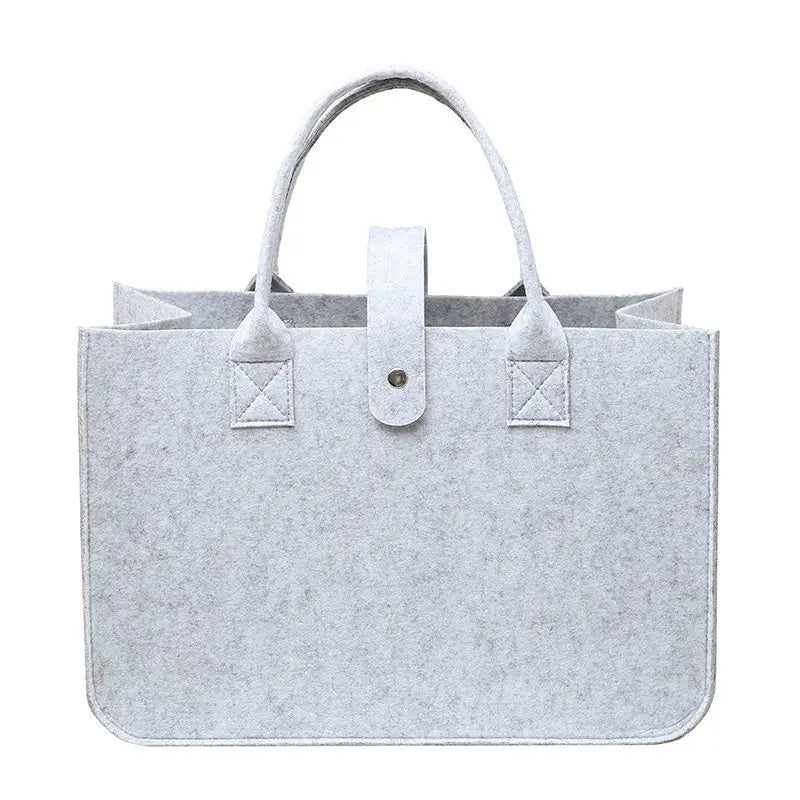 New Fashion Women Bag Felt Cloth HandBag Female Large Capacity Totes Ladies Solid Color Travel Shopping Bags Purses bolso mujer
