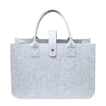 New Fashion Women Bag Felt Cloth HandBag Female Large Capacity Totes Ladies Solid Color Travel Shopping Bags Purses bolso mujer