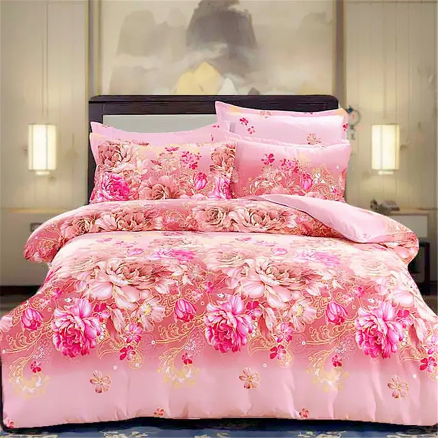 Multi-size Sheet Duvet Cover Pillowcase  Home Textile Bedding Single Piece Bedding Single Person Double Quilt Cover