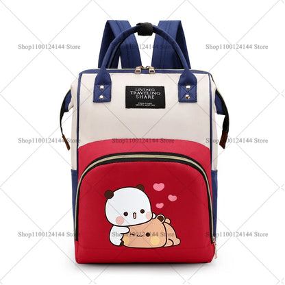 Bubu Dudu Backpack Bag Mummy Yier Bear Panda Bag Mom Baby Multi-function Waterproof Outdoor Travel Diaper Bags for Baby Care
