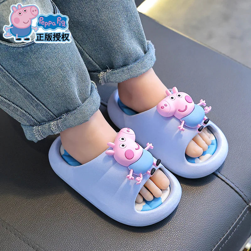 Peppa Pig Summer Girls' Sandals 2025 New style Non slip Indoor Bathing Slippers for Children at Home