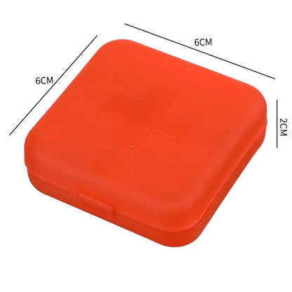 4 Grids Pills Box Plastic Storage Box Weekly Pill Organizer Travel Medicine Container Waterproof Boxes Vitamin Holder