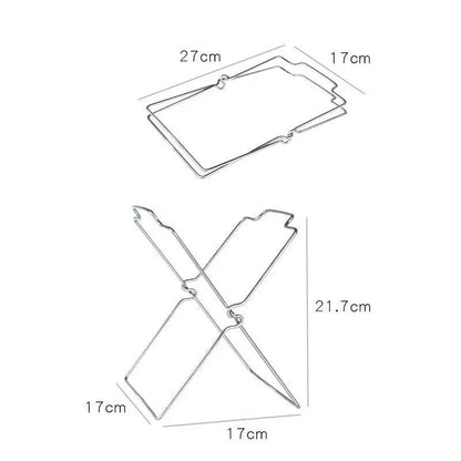Desktop Trash Bag Holder,Small Garbage Bag Rack,Home Kitchen Countertop Folding Trash Bag Bracket Organizer Dishcloth Towel Rack