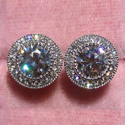 2026 Dainty Small Round CZ Stud Earrings for Women Simple and Elegant Daily Wear Ear Piercing Accessories Statement Jewelry