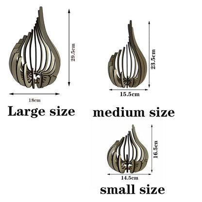 Artwork Streamline Wooden DIY Handmade Candle Holder Decoration Ornament Candle Holder, Creating A Warm Atmosphere