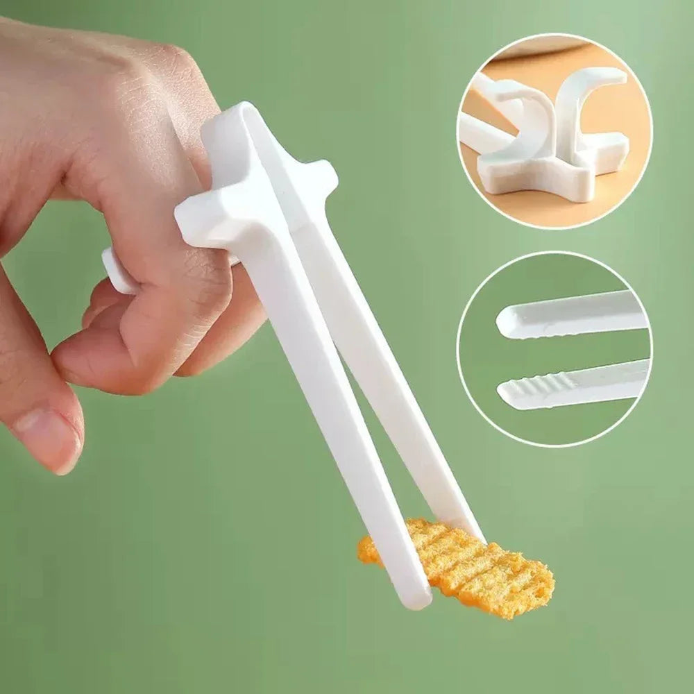 1PC Lazy Fingers Chopsticks - Hands-Free Snack And Game Clip-On Food Holder for Video Streaming No Dirty Hands Required