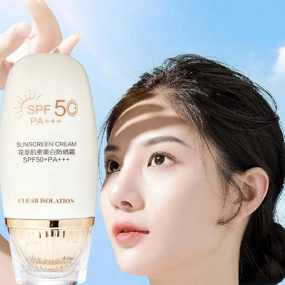 50g Screen Spf50+ Screen Lotion Body Skin Cream Skin Moisturizing Body Oil-control Protective Care Face Cr G3g0